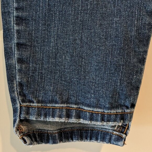 CELLO Sweet Escape Skinny Jeans High Rise Womens Size 7 Distressed High-Low Hem - Picture 10 of 16